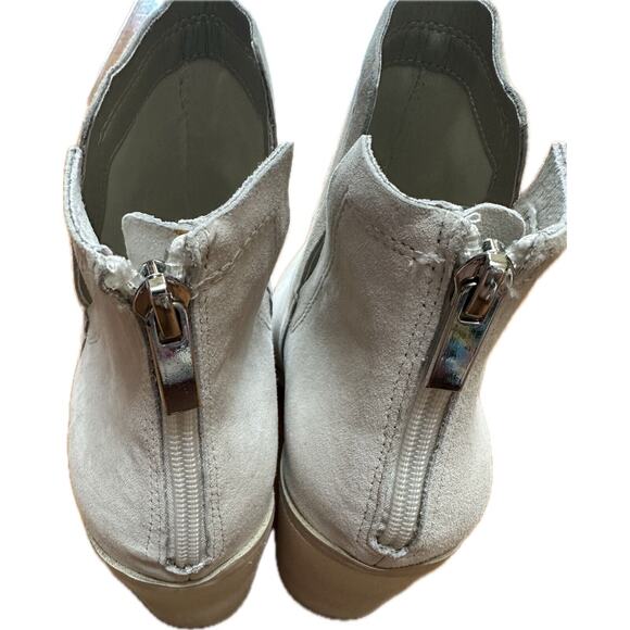 Steve Madden Cornelia Bone Suede Boots Size 11 Leather Shoes New! - Picture 5 of 11